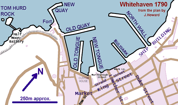 Plan of Whitehaven, 1790